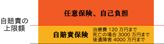 自賠責保険の補償額